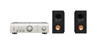 Denon PMA-600NE - Integrated Amplifier + Klipsch R-40M Bookshelf Speakers
