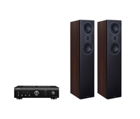 Denon PMA-600NE Integrated Amplifier + Mission LX-4 MKII Floor Standing Speakers Package and 5 metres Classic 79 Strand