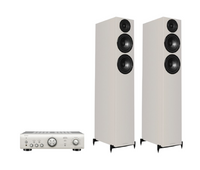 Denon PMA-600NE Integrated Amplifier + Wharfedale Diamond 12.4i Floor Standing Speakers Package and 5 metres Classic 79 Strand