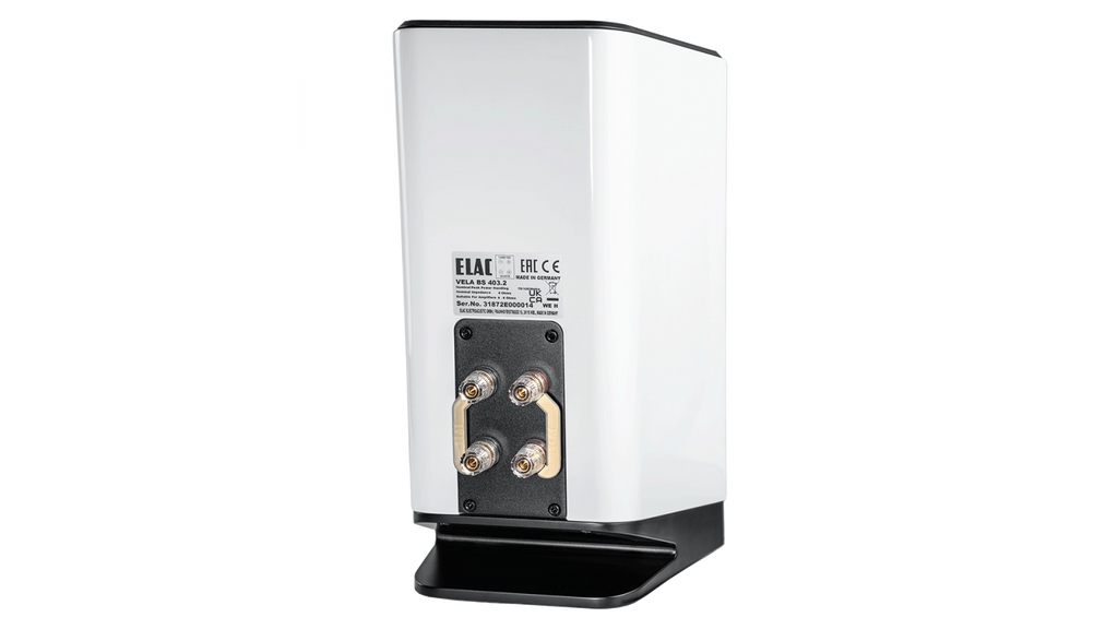 ELAC Vela BS 403.2 Bookshelf Speakers – Gloss White
