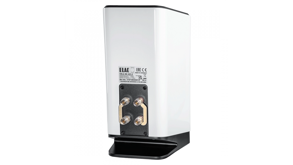ELAC Vela BS 403.2 Bookshelf Speakers – Gloss White
