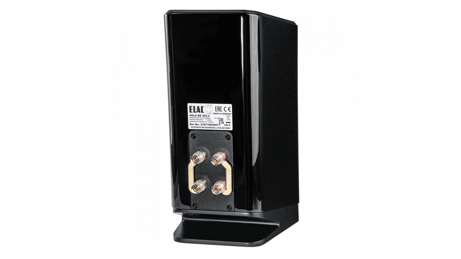 ELAC Vela BS 403.2 Bookshelf Speakers – Gloss Black