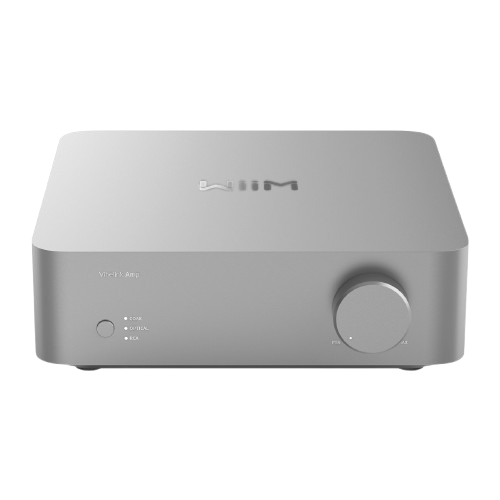 WiiM Vibelink Amp High-Performance Stereo Amplifier – Silver