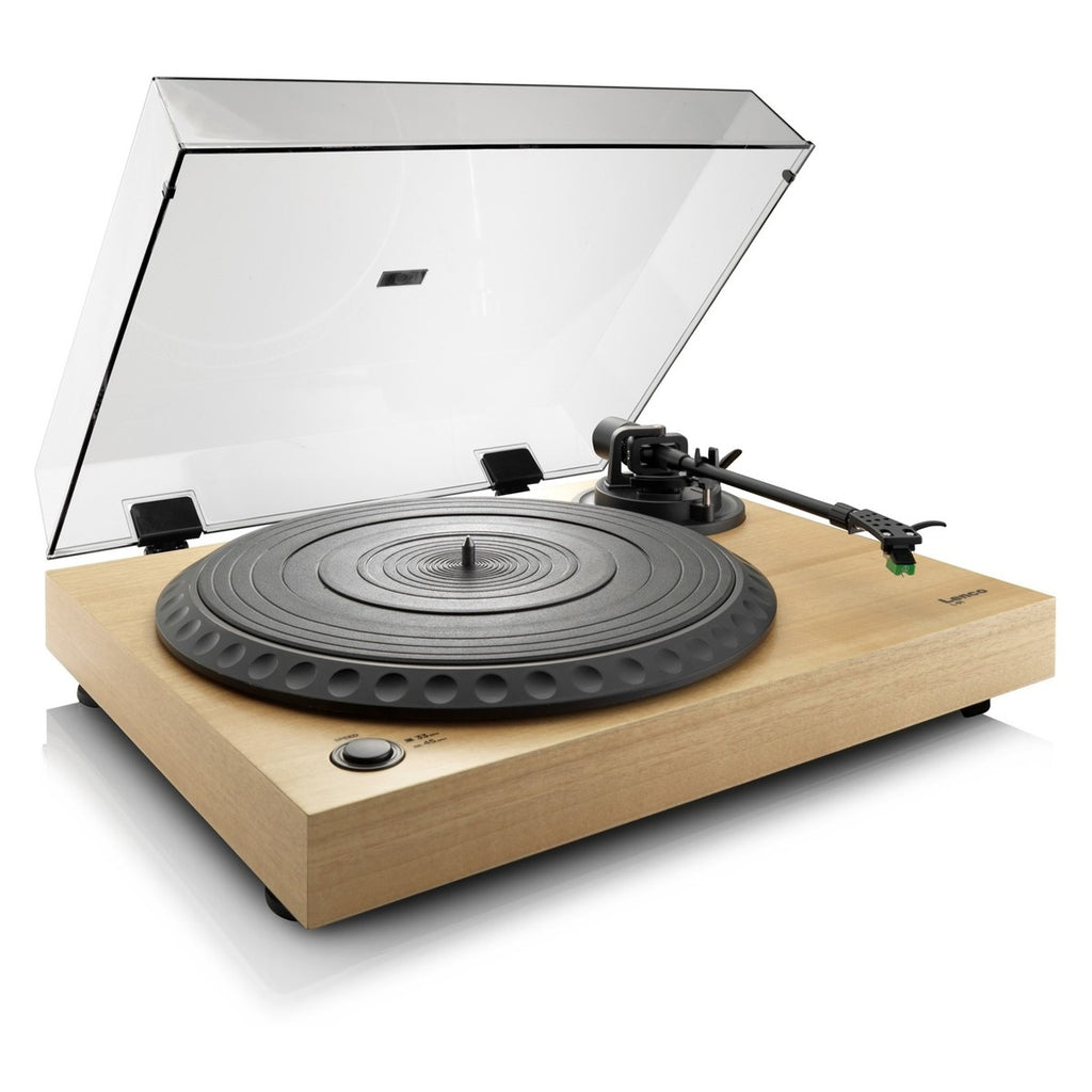 Lenco L-91 Turntable with USB in Natural Wood