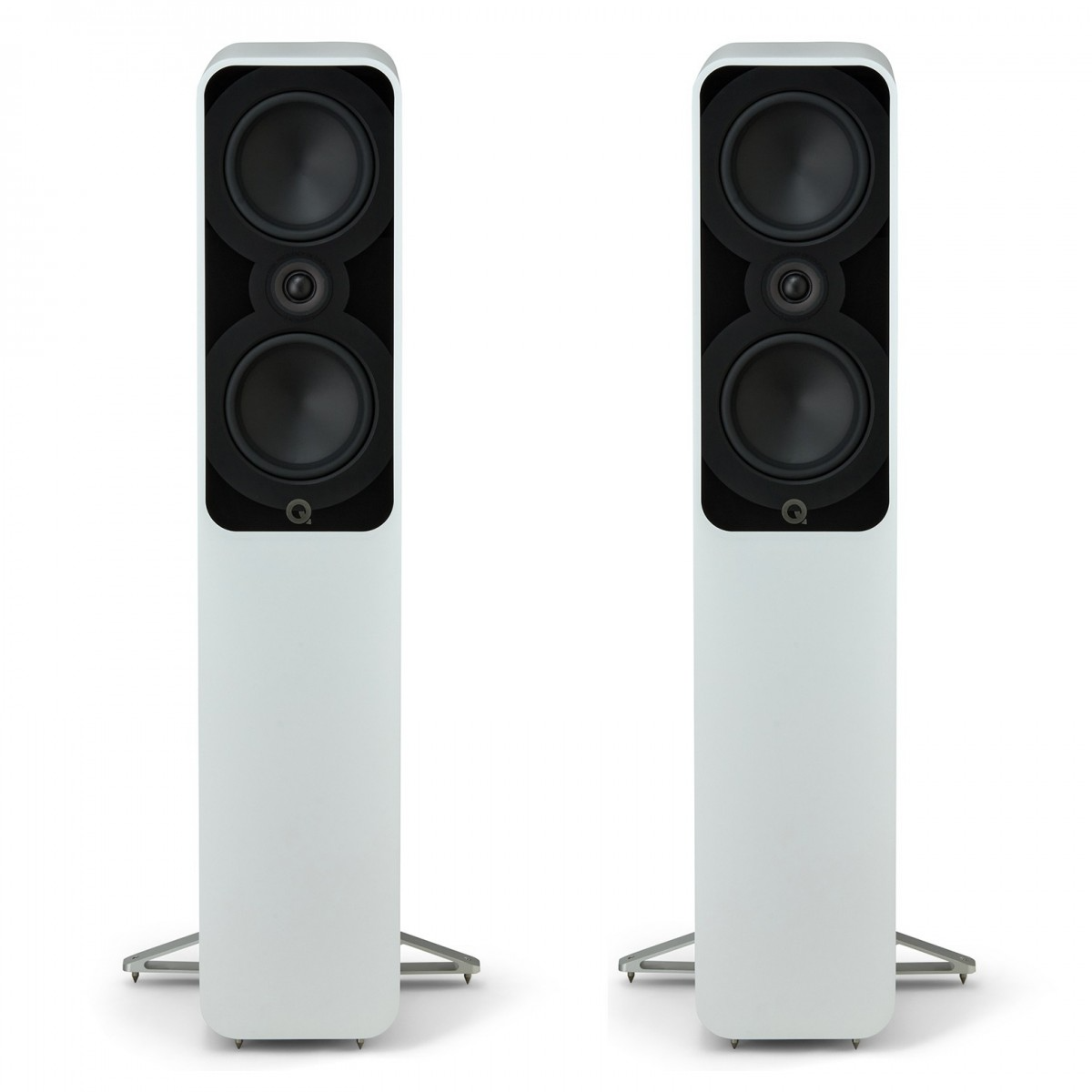 Q Acoustics 5050 Floor Standing Speakers - Matt White