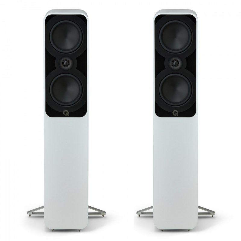Q Acoustics 5050 Floor Standing Speakers - Matt White