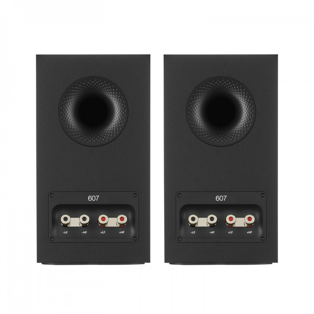 Bowers & Wilkins 607 S3 Compact Bookshelf Speakers – Black