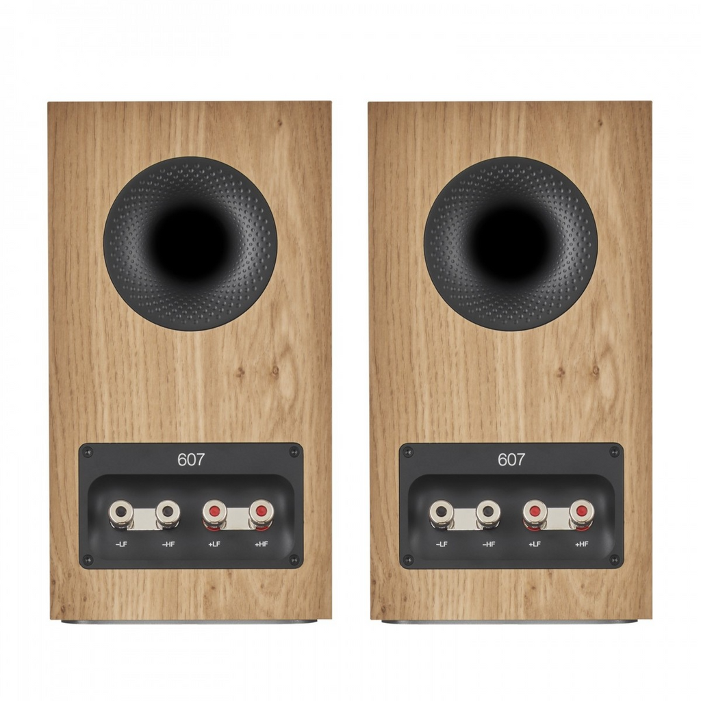 Bowers & Wilkins 607 S3 Compact Bookshelf Speakers – Oak