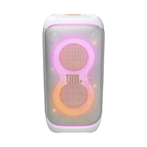 JBL PartyBox Stage 320 - Portable Bluetooth Party Speaker with Lights – White – Refurbished Grade A+