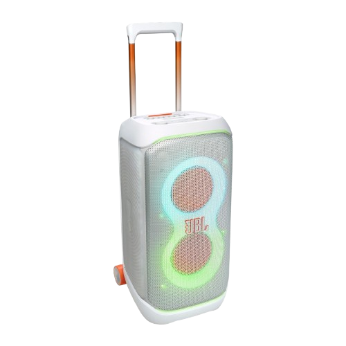 JBL PartyBox Stage 320 - Portable Bluetooth Party Speaker with Lights – White – Refurbished Grade A+