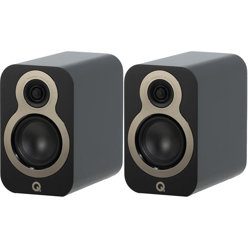 Q Acoustics 3010c Bookshelf Speakers – Satin Black