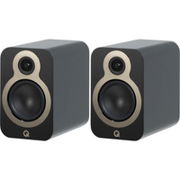 ARCAM A15+ Radia Plus Amplifier + Q Acoustics 3030C Large Bookshelf Speakers Package and 5 metres Classic 79 Strand