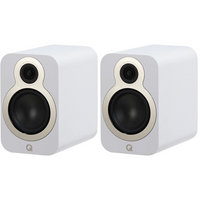 Q Acoustics 3030c Large Bookshelf Speakers – Satin White