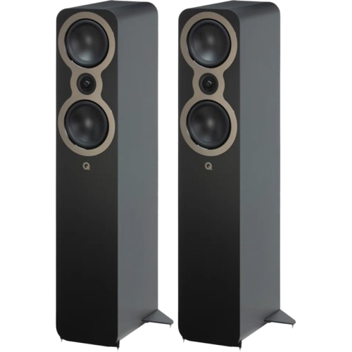Yamaha A-S501 Hi-Fi Stereo Amplifier + Q Acoustics 3050c Floor Standing Speakers Package and 5 metres Classic 79 Strand