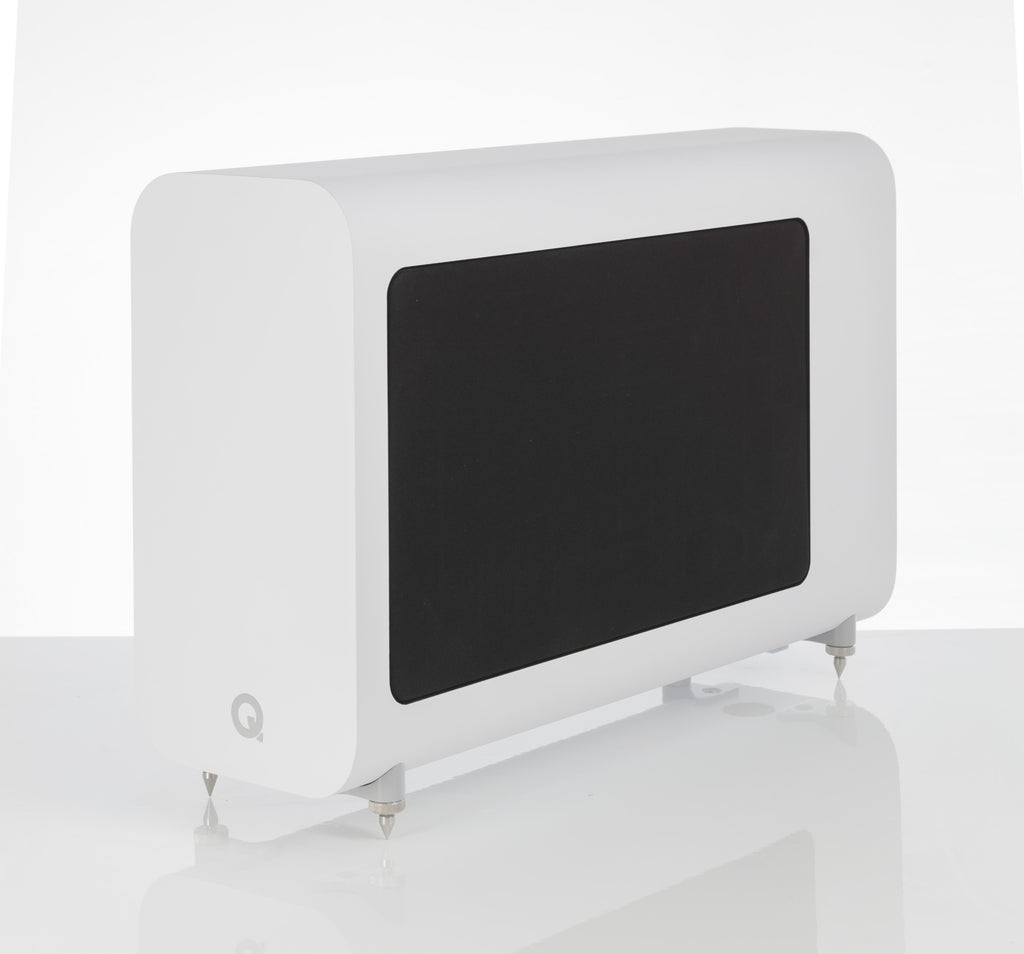 Q Acoustics Q 3060S Slimline Active Subwoofer-Arctic White