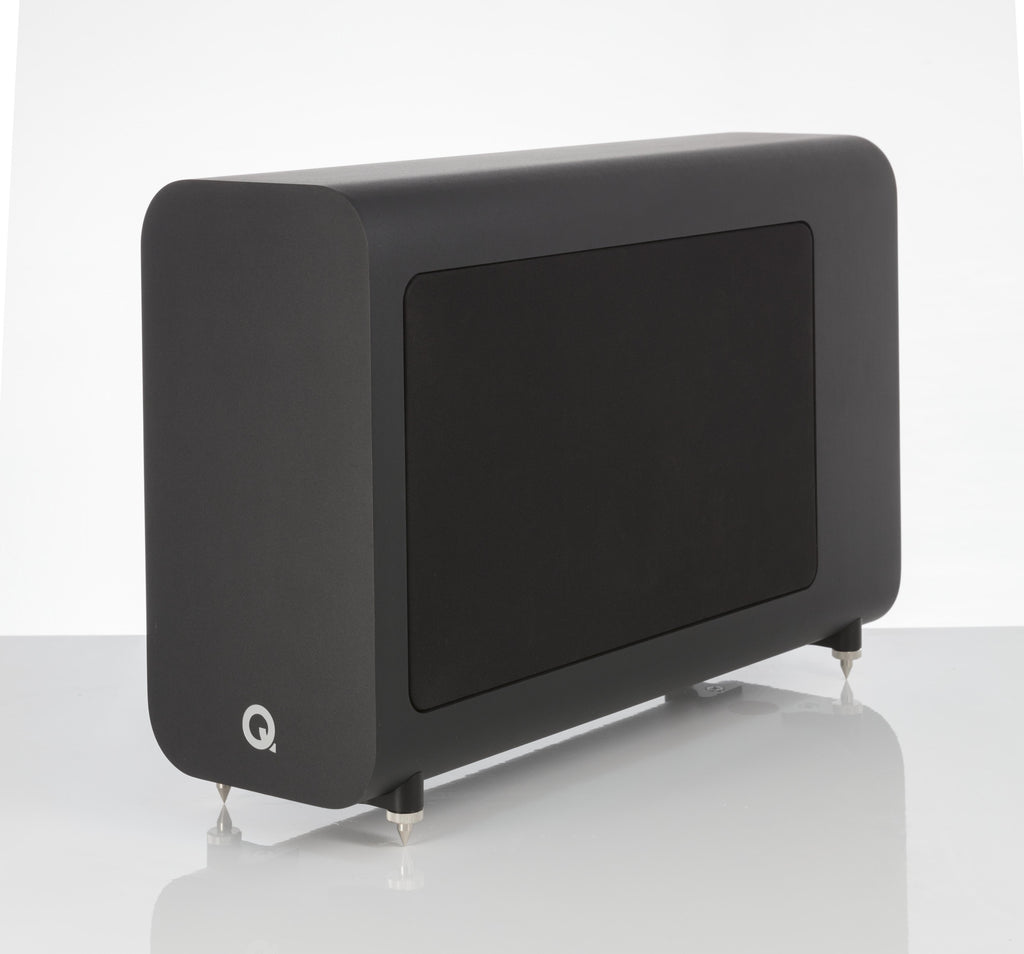 Q Acoustics Q 3060S Slimline Active Subwoofer-Carbon Black