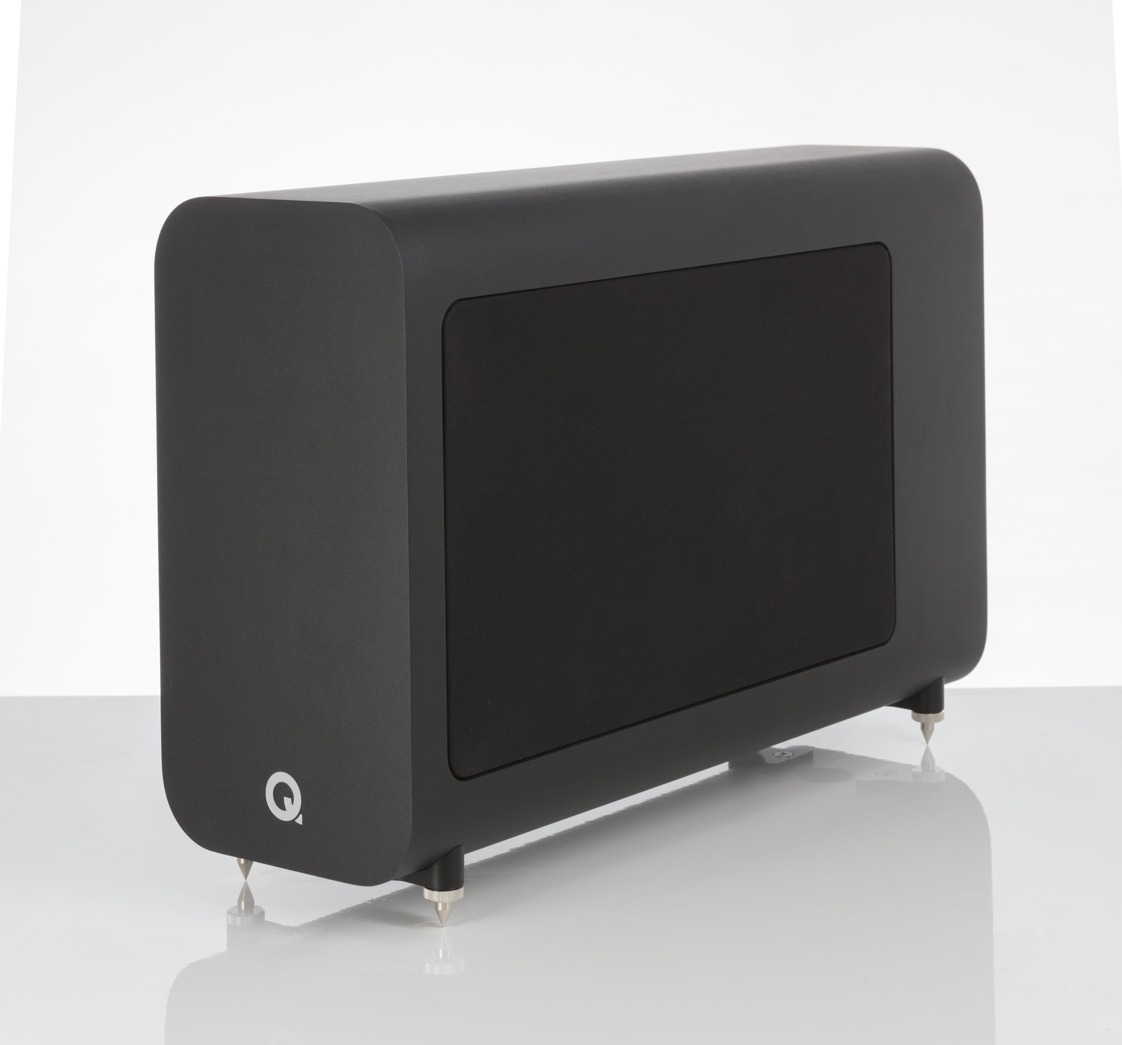 Q Acoustics Q 3060S Slimline Active Subwoofer-Carbon Black