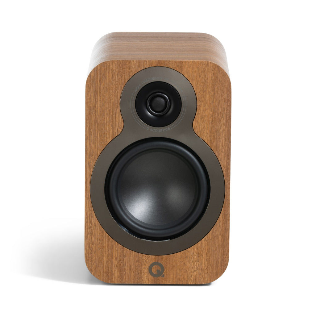 Q Acoustics 3020C Bookshelf Speakers – Pin Oak