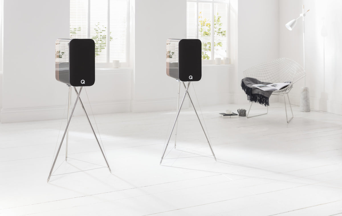 Q Acoustics Concept 300 Premium Speakers Pair Black & Rosewood