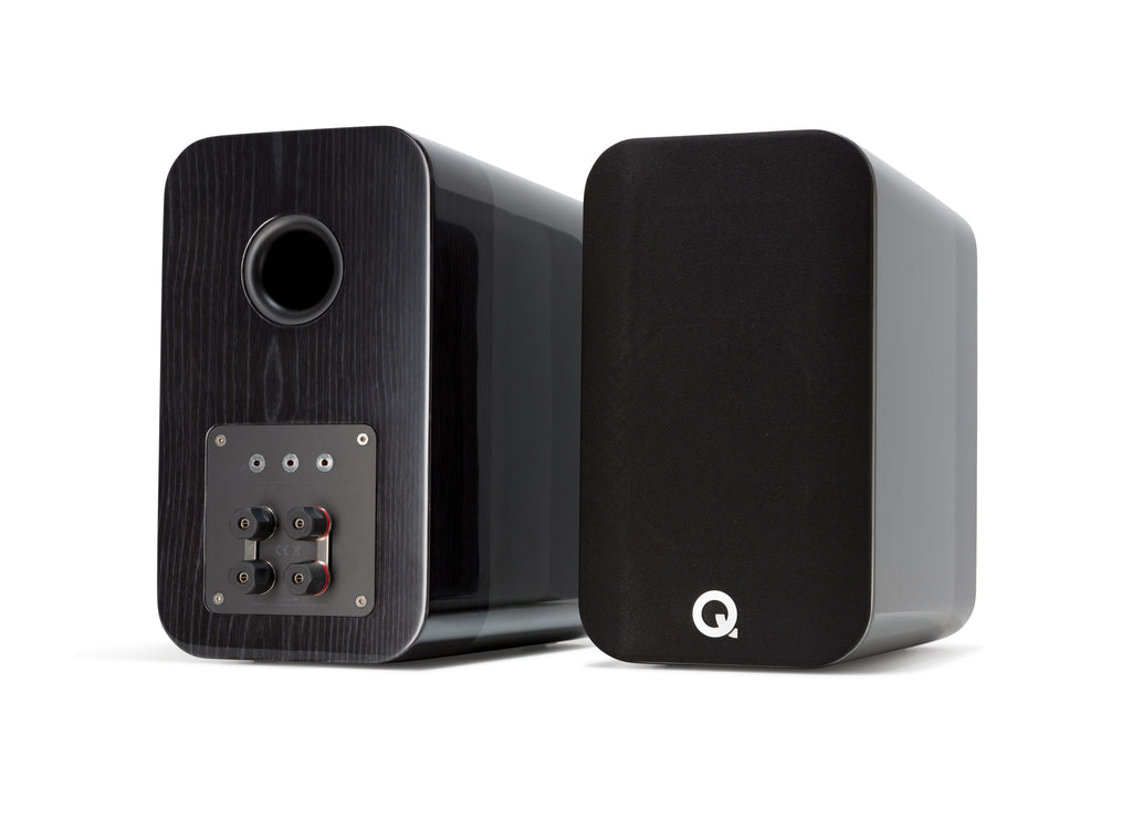 Q Acoustics Concept 300 Premium Speakers Pair Silver & Ebony
