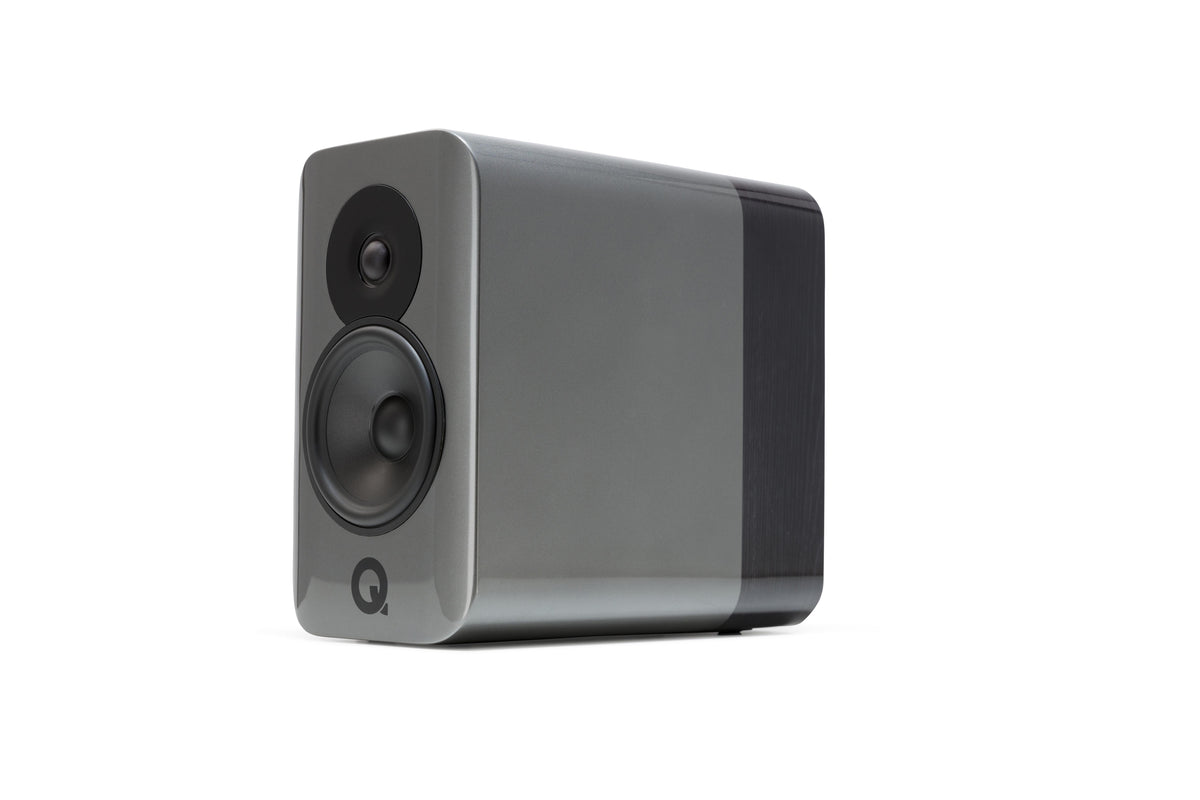 Q Acoustics Concept 300 Premium Speakers Pair Silver & Ebony