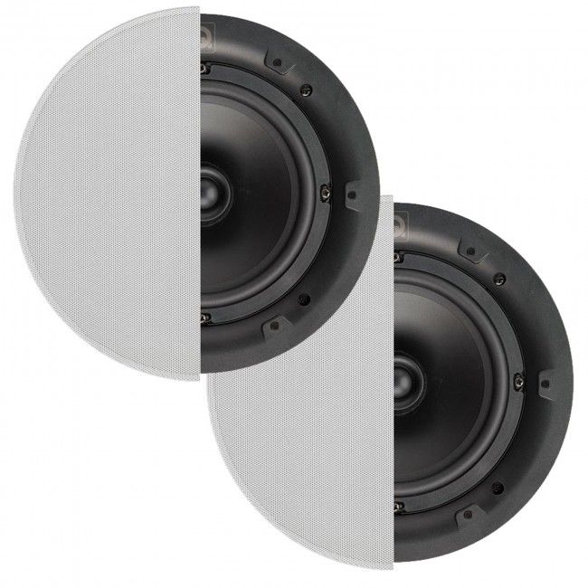 WiiM AMP + X4 Q Install Qi65C - Professional 6.5" In Ceiling Speakers