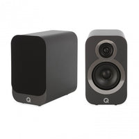 Q Acoustics 3010i Bookshelf Speakers w/ Q Acoustics Q3000 FSI Floor Stands - Bundle