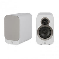 Q Acoustics 3010i Bookshelf Speakers w/ Q Acoustics Q3000 FSI Floor Stands - Bundle