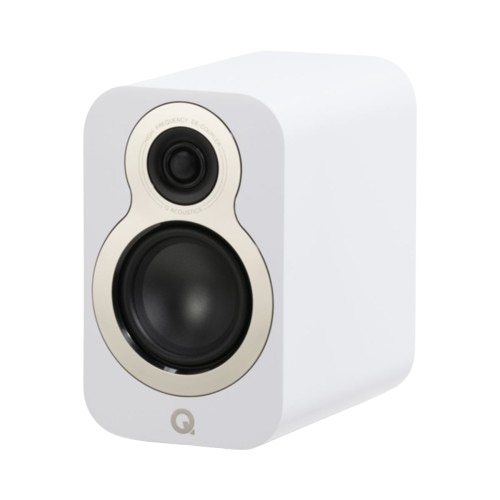 Q Acoustics 3050C 5.1 Cinema Pack – Satin White with Q SUB120 12" Subwoofer – Satin White