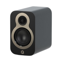 Q Acoustics 3050C 5.1 Cinema Pack – Satin Black with Q SUB120 12" Subwoofer – Satin Black