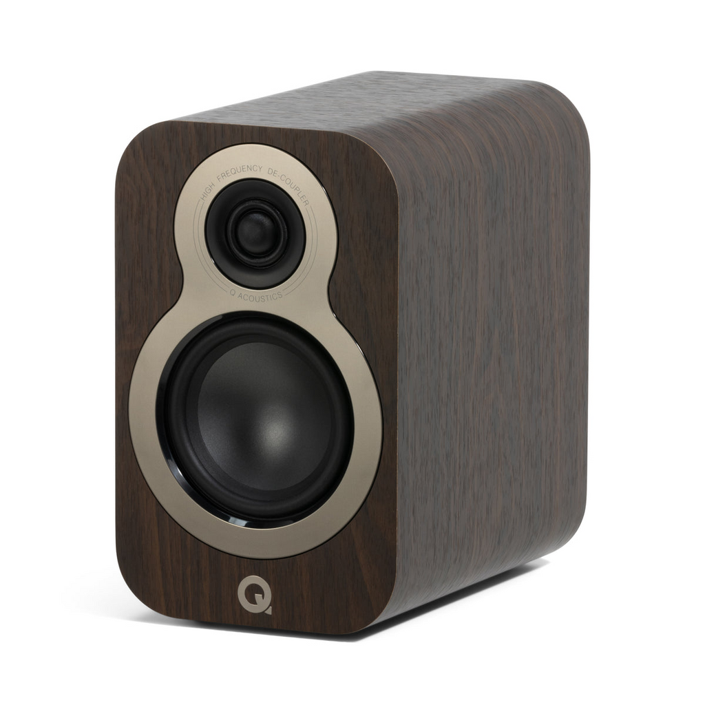 Q Acoustics 3010C 5.1 Cinema Pack – Claro Walnut with 3060S Subwoofer - Satin Black