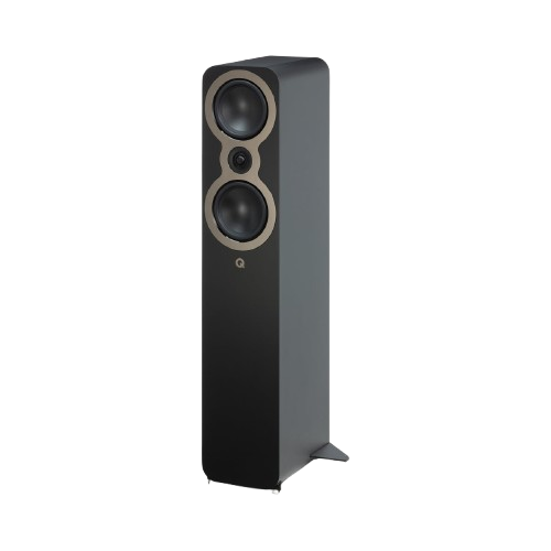 Q Acoustics 3050C 5.1 Cinema Pack – Satin Black with Q SUB120 12" Subwoofer – Satin Black