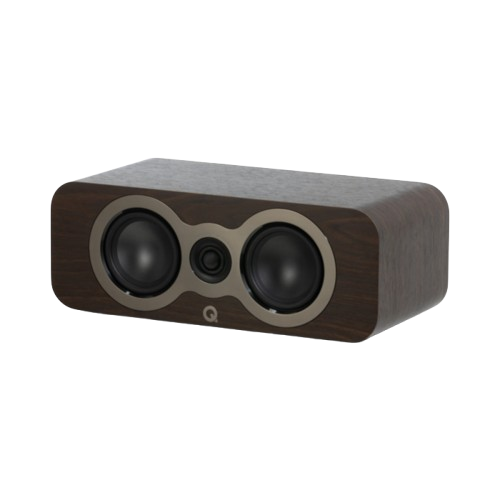 Q Acoustics 3050C 5.1 Cinema Pack – Claro Walnut with Q SUB100 10" Subwoofer – Satin Black