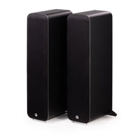 Q Acoustics M40 HD Wireless Music System Active Floor Standing Speakers - Black