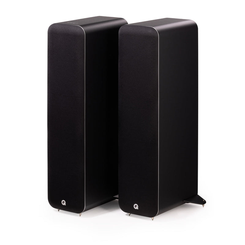 Q Acoustics M40 HD Wireless Music System Active Floor Standing Speakers - Black