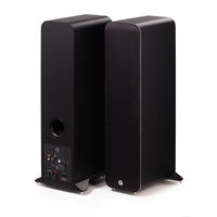 Q Acoustics M40 HD Wireless Music System Active Floor Standing Speakers - Black