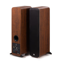 Q Acoustics M40 HD Wireless Music System Active Floor Standing Speakers - Walnut