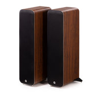 Q Acoustics M40 HD Wireless Music System Active Floor Standing Speakers - Walnut
