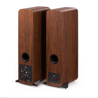 Q Acoustics M40 HD Wireless Music System Active Floor Standing Speakers - Walnut