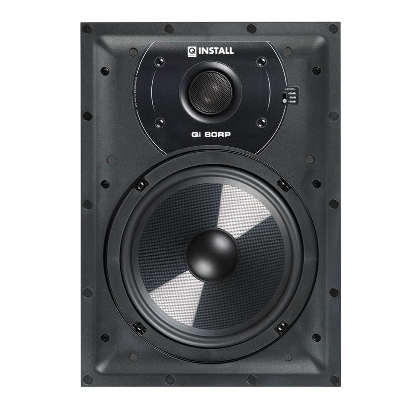 Q Install QI80RP Performance 8" In-Wall Speaker (Single)