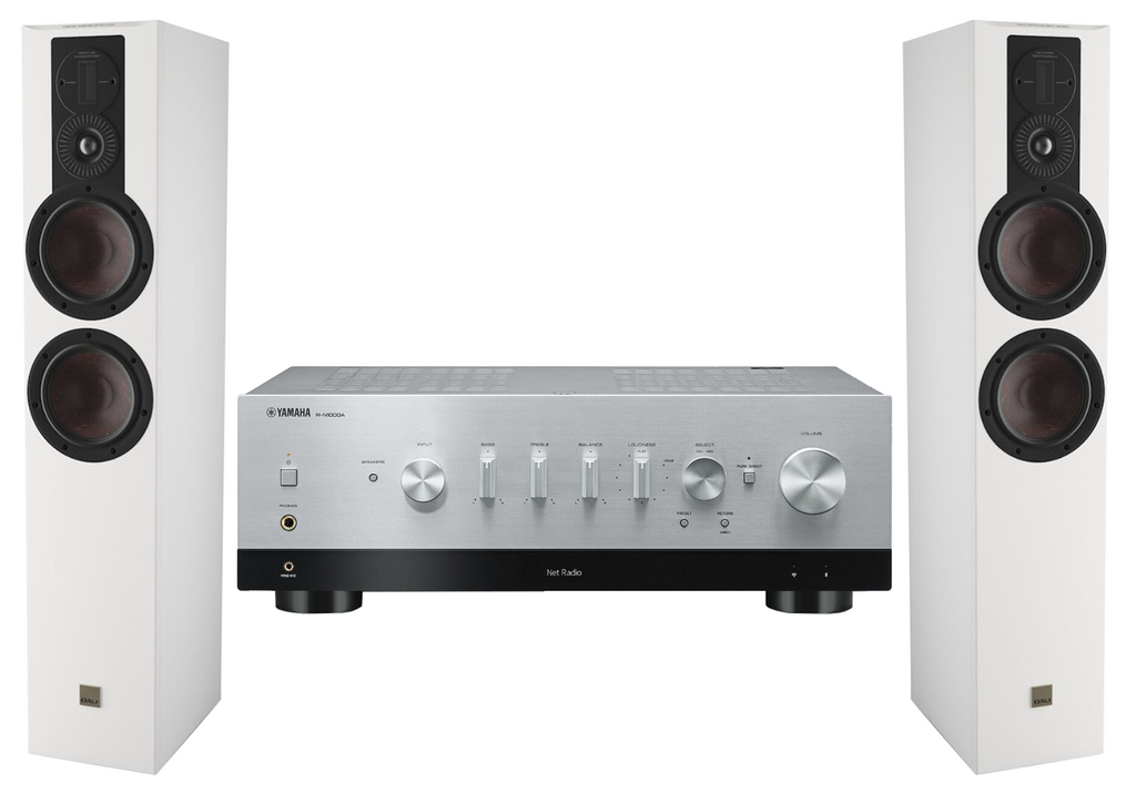 Yamaha R-N1000A Network Receiver Amplifier + Dali Opticon 6 Mk2 Floor Standing Speakers