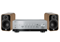 Yamaha R-N1000A Network Receiver Amplifier + Q Acoustics 5020 Bookshelf Speakers