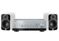 Yamaha R-N1000A Network Receiver Amplifier + Q Acoustics 5020 Bookshelf Speakers