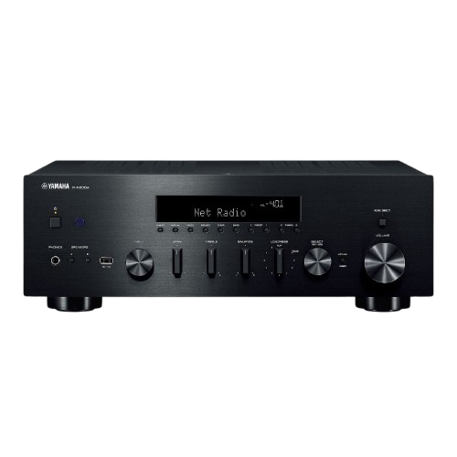 Yamaha R-N600A Hi-Fi Network Receiver Amplifier + Q Acoustics 5050 Floor Standing Speakers Package and 5 metres Classic 79 Strand