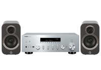 Yamaha R-N600A Network Receiver Amplifier + Q Acoustics 3020i Bookshelf Speakers