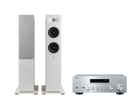 Yamaha R-N600A Hi-Fi Network Receiver Amplifier + JBL Stage 260F Floor Standing Speakers Package and 5 metres Classic 79 Strand