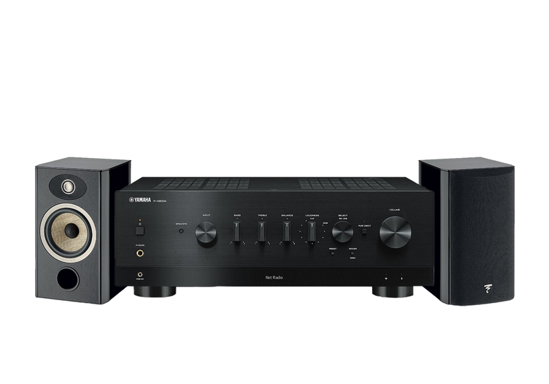 Yamaha R-N800A Network Receiver Amplifier + Focal Aria Evo X N1 Bookshelf Loudspeakers