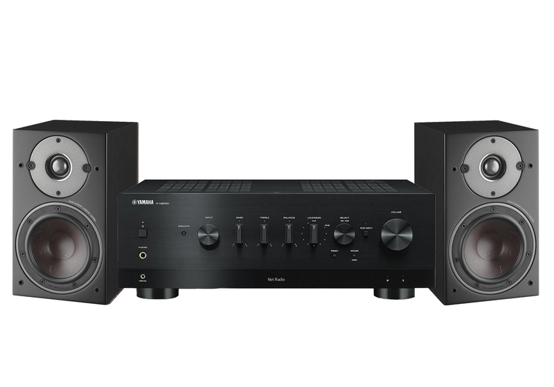 Yamaha R-N800A Network Receiver Amplifier + Dali Oberon 1 Bookshelf Speakers