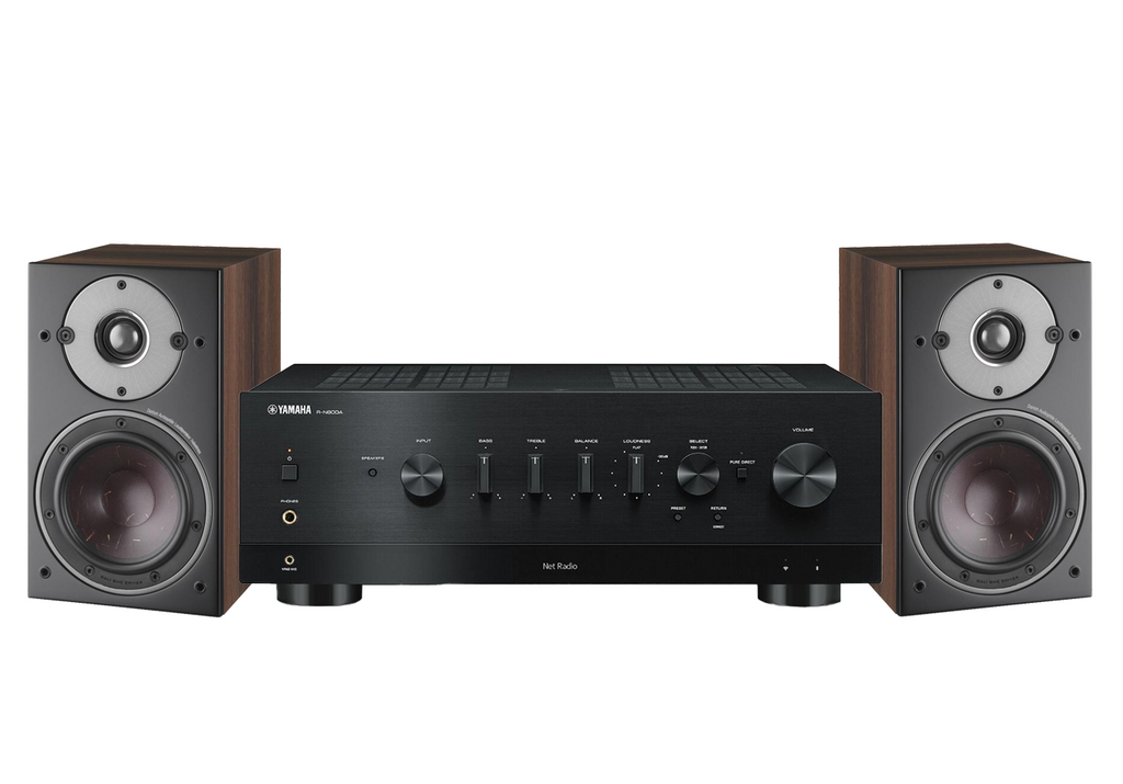 Yamaha R-N800A Network Receiver Amplifier + Dali Oberon 1 Bookshelf Speakers