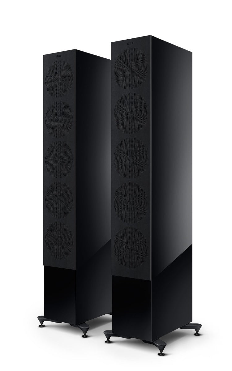 KEF R11 Meta Floorstanding Speakers - Black Gloss